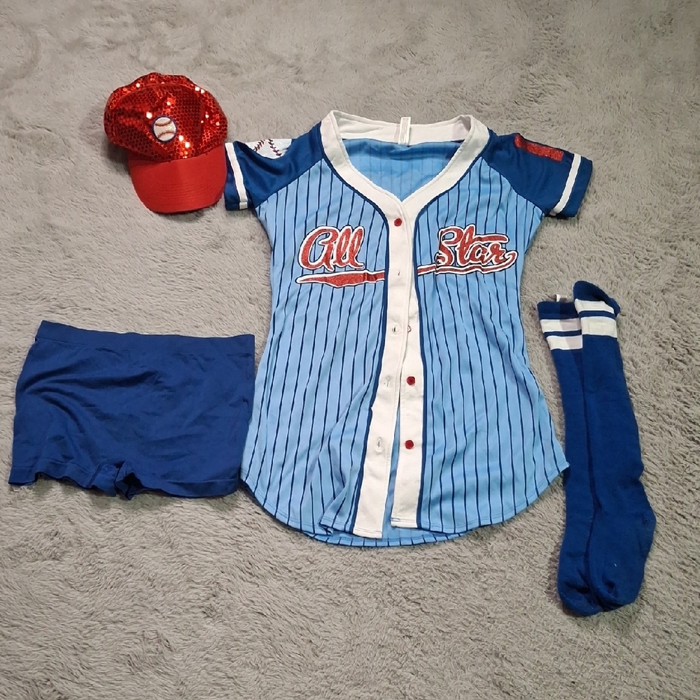 Amscan Blue and White Kids All Stars Costume
